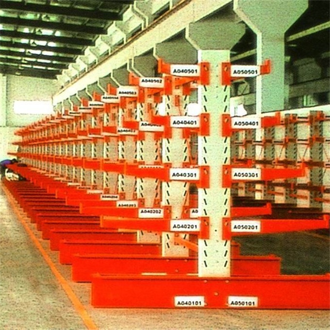 Heavy Duty Warehouse Storage Powder Coating Cantilever Rack shelf