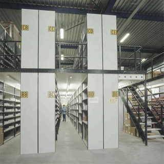 Q235 Steel Multi-level Storage Warehouse Metal Mezzanine Shelving