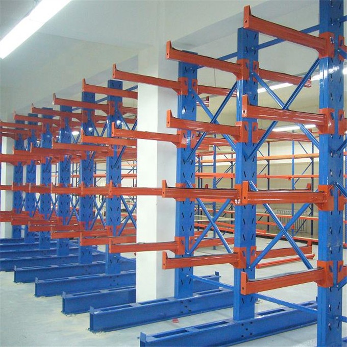 Heavy Duty Cantilever Rack For Steel Pipes Storage