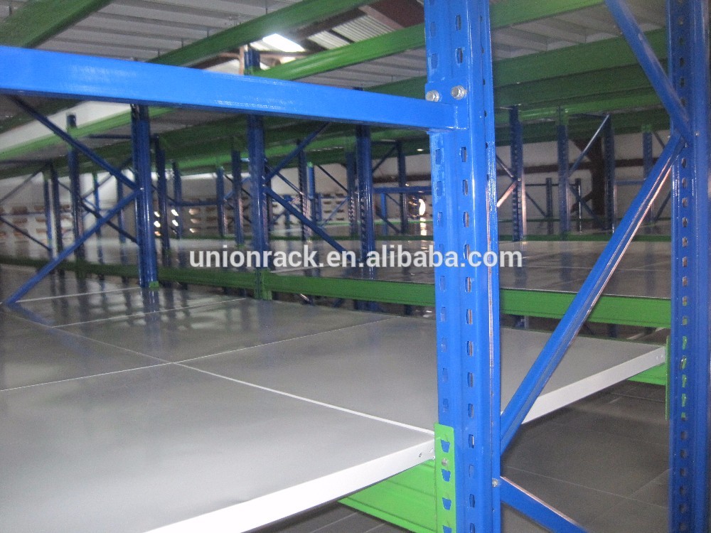 Customized steel multi-level mezzanine rack