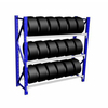 Stackable storage metal tyre pallet rack for tire storage