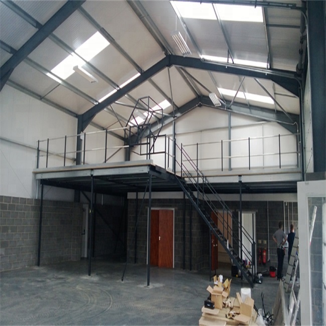 Industrial Warehouse Storage Heavy Duty Steel Mezzanine Floor Platform ...