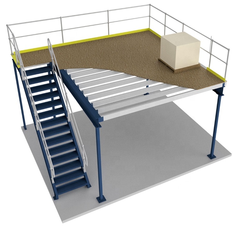 Multi Level Steel Mezzanine and Steel Platform Floor Rack System