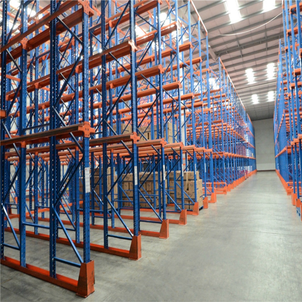 Chinese industrial heavy duty warehouse storage shelving racks drive in racking system