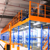 high loading capacity steel structure mezzanine racking for warehouse storage