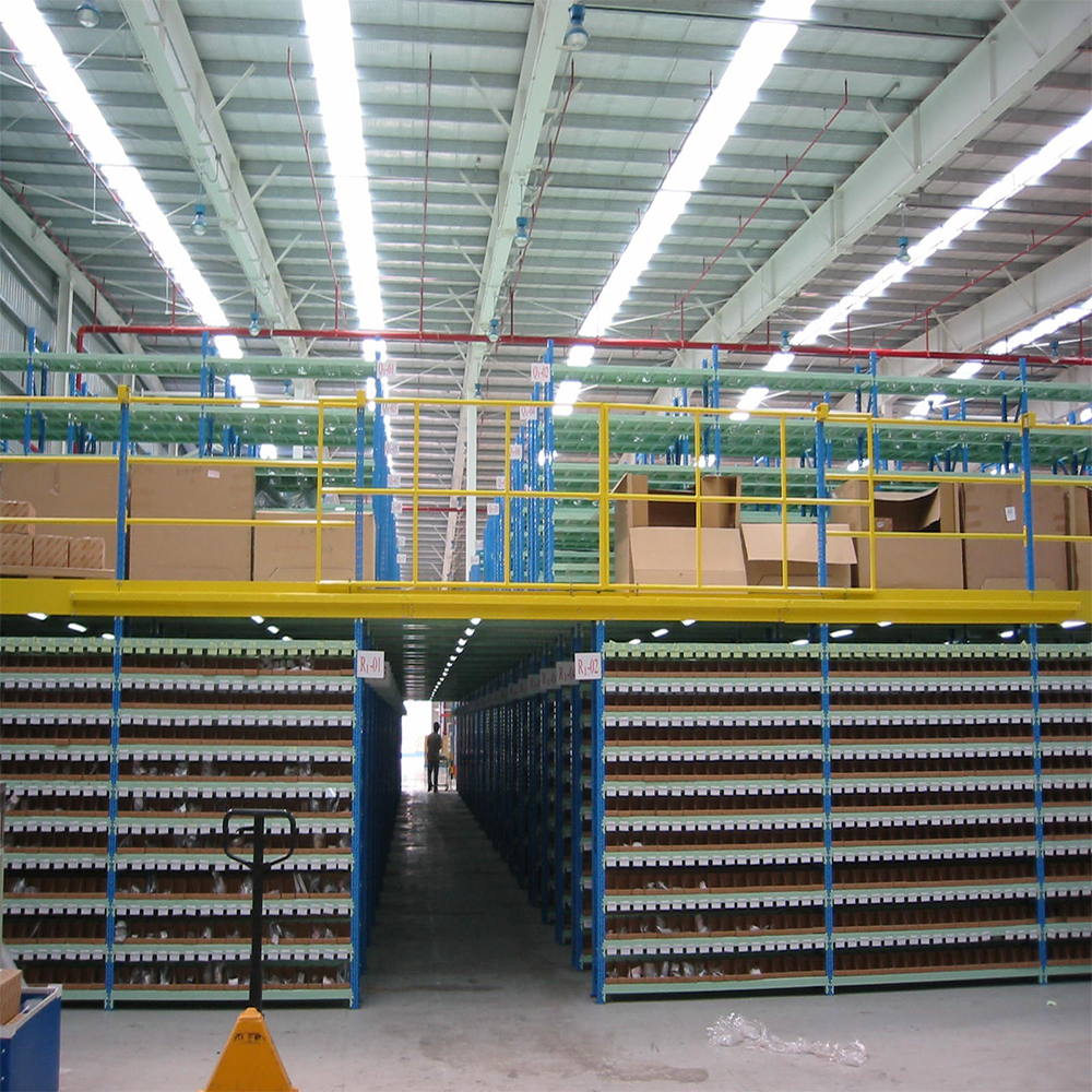 Warehouse Economical Metal Grating Mezzanine Rack