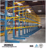 Warehouse Long Pipe Storage Double Side Heavy Duty Steel Cantilever Rack