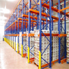 Heavy duty metal warehouse storage racking system for drive in pallet rack
