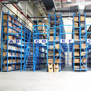 Warehouse Rack Supported Steel Mezzanine Floor Racking