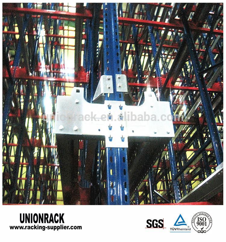 Corrosion Prevention Warehouse Radio Shuttle Selective Pallet Rack For Automatic Storage