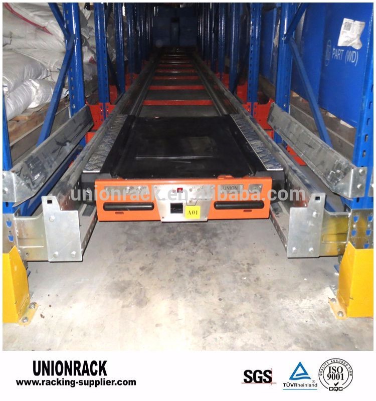 Warehouse Economic Automated Radio Shuttle Pallet Rack