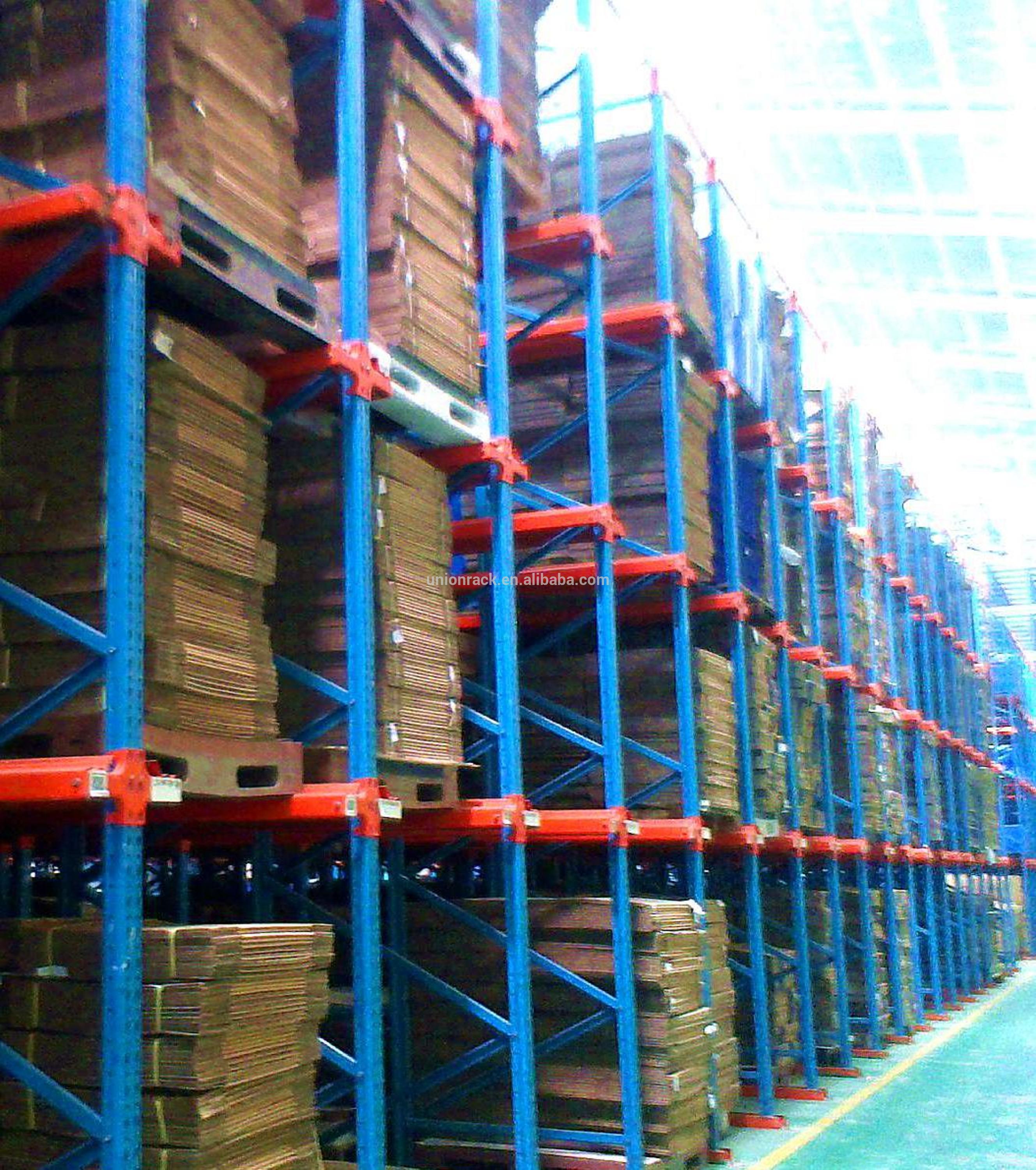 Cold Rolled Warehouse Storage Professional Drive In Racking in high quality