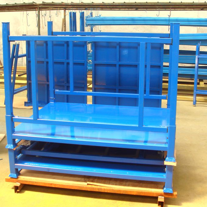 Warehouse Stackable Steel Wire Mesh Cage Pallets