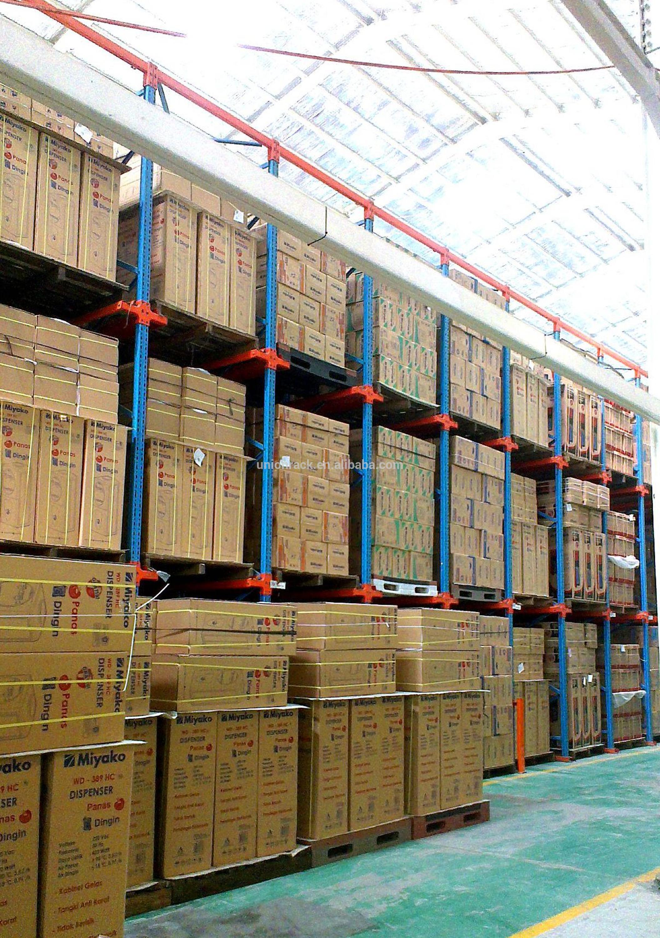 Cold Rolled Warehouse Storage Professional Drive In Racking in high quality