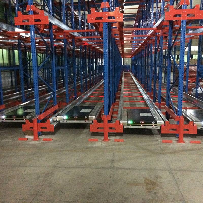 Customized Q235 Steel High Density Heavy Duty Radio Pallet Shuttle Rack