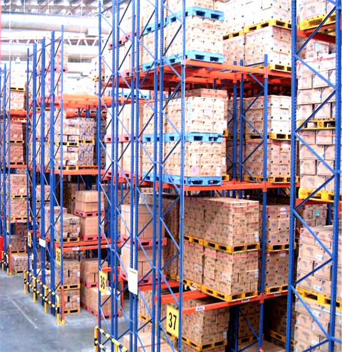 Jiangsu Union Heavy Duty 4.5T per layer Q235 steel pallet racks for warehouse storage