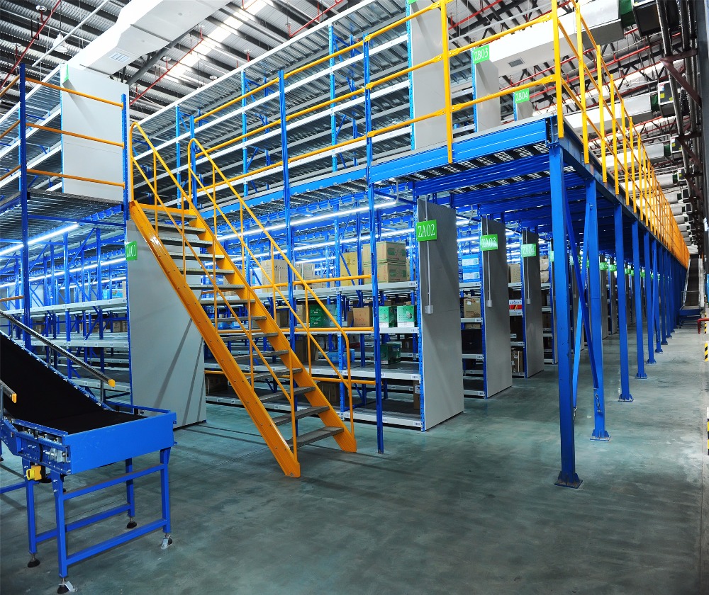 ISO Certificate Heavy duty Warehouse steel mezzanine racking