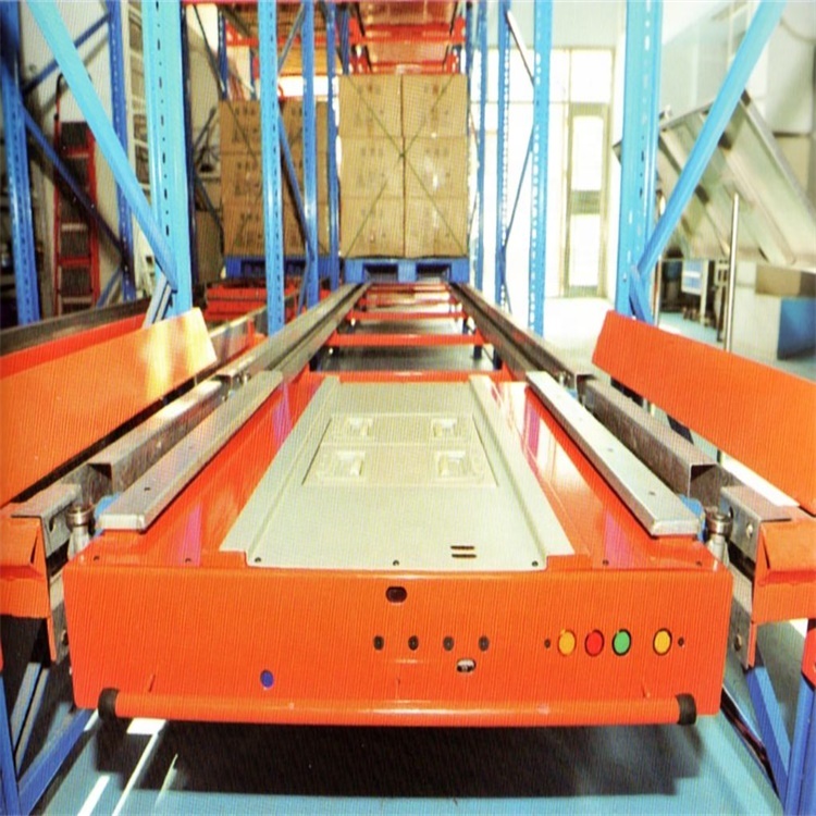 Automatic FIFO radio guide shuttle car/satellite/radio shuttle cart/ pallet racking system