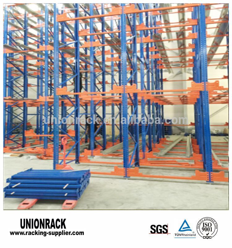 Corrosion Prevention Warehouse Radio Shuttle Selective Pallet Rack For Automatic Storage