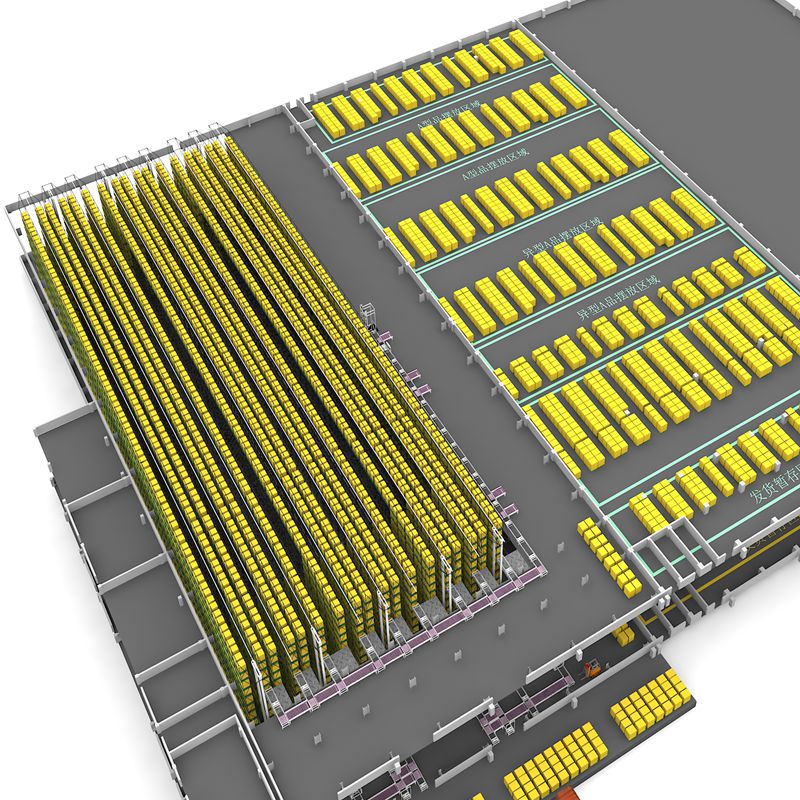 Warehouse High Density ASRS Automated Storage And Retrieval System