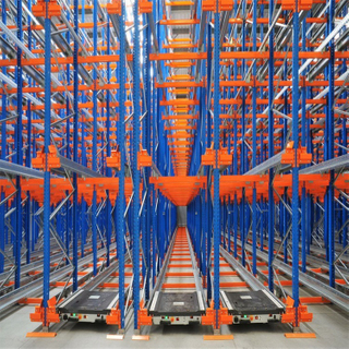 Heavy Duty FIFO Radio Shuttle Rack With Shuttle Car
