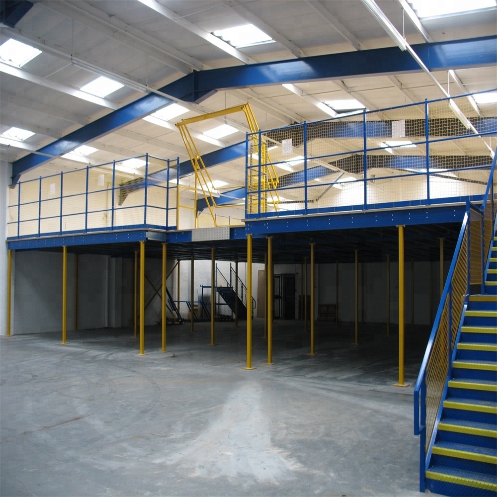Construction Design Heavy Duty Industrial Warehouse Steel Structure Mezzanine