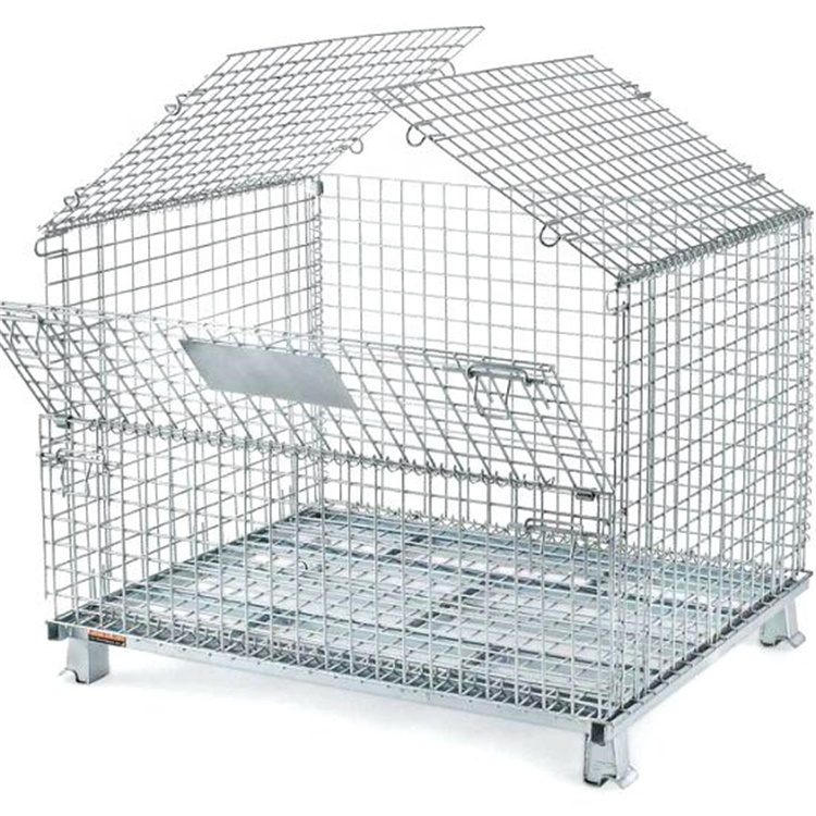 Best Selling Qualified Heavy Duty Metal Galvanized Wire Mesh Storage Container