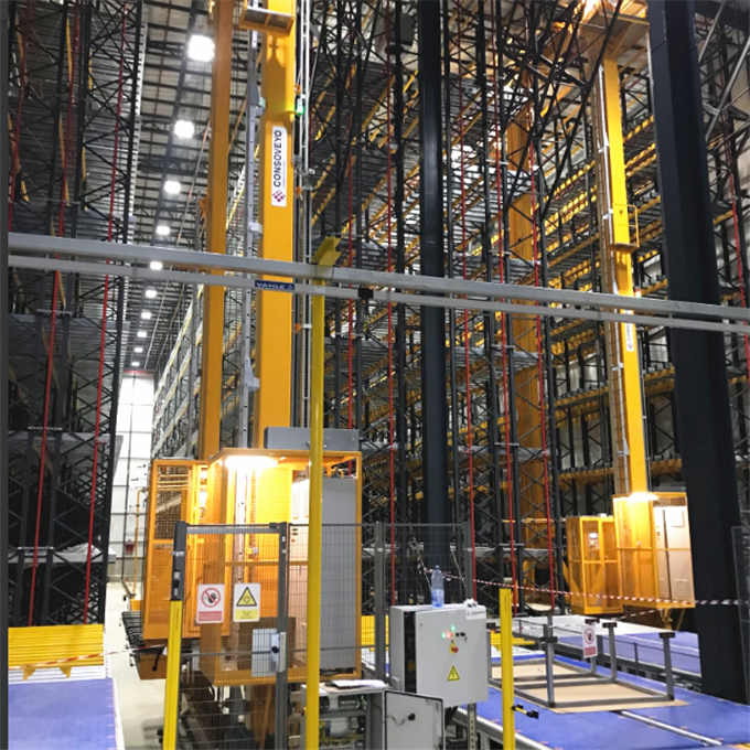 Warehouse PLC Controlled Automated ASRS Racking System
