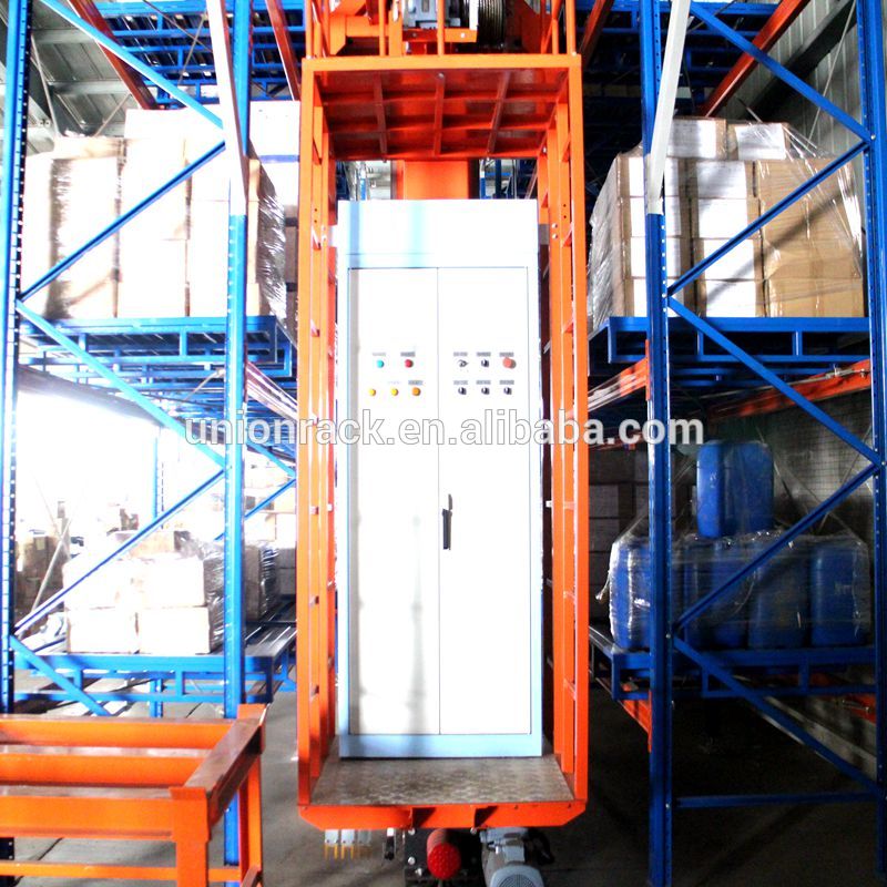 Space Saving Automated Single Column Stacker Crane AS/RS Racking System